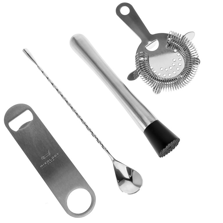 bar spoon and strainer