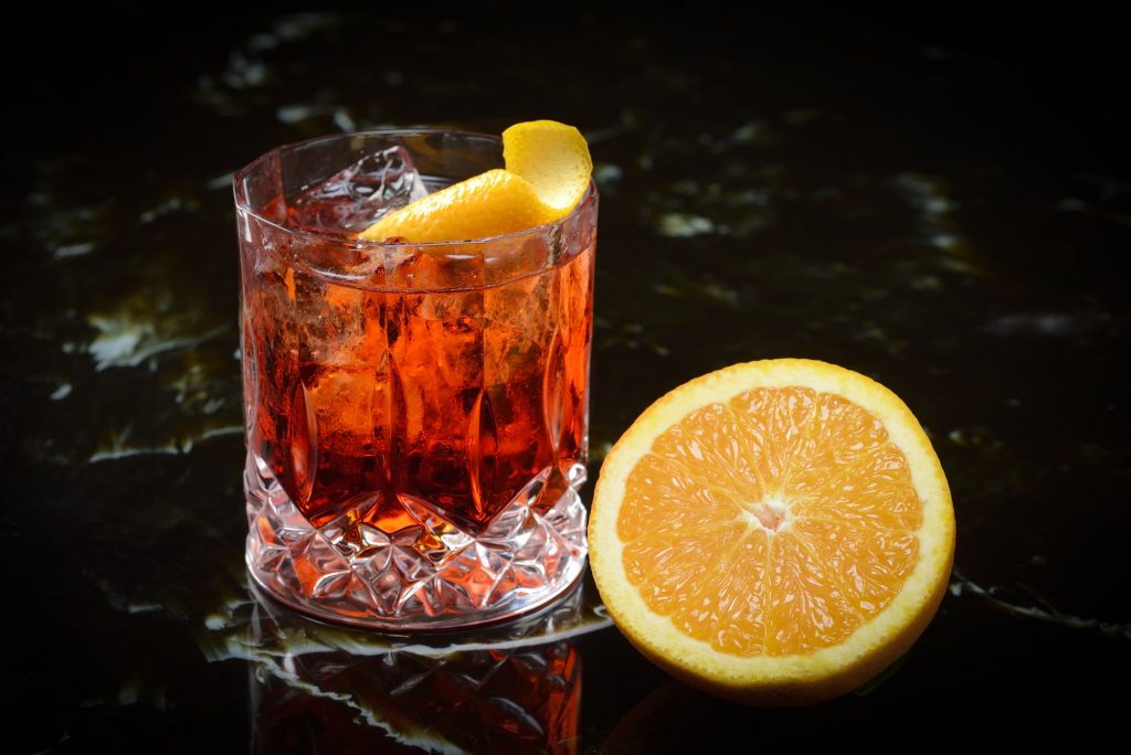 Mixology Drink Recipe for Negroni Cocktail